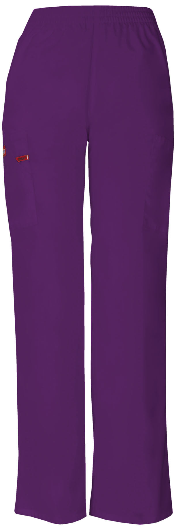 Women's Natural Rise Tapered Leg Pull-On Pant - Eggplant